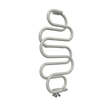 Grzejnik drabinkowy TERMA PERŁA, podłączenie ZX, wym. 960 x 500 mm, kolor srebrny połysk