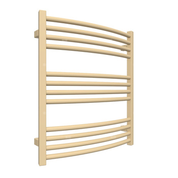 Grzejnik drabinkowy TERMA LENA, podłączenie SX, wym. 660 x 586 mm, kolor kość słoniowa RAL1014, moc 337W