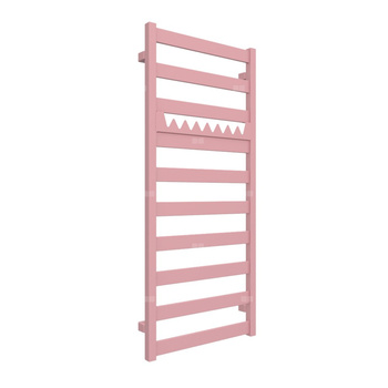 Grzejnik drabinkowy TERMA VIVO, podłączenie SX, wym. 1150 x 500 mm, kolor różowy jasny RAL3015 (farba), moc 433W