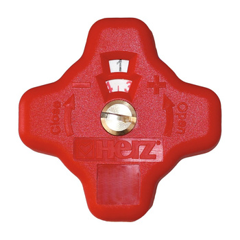 Zapasowe pokrętło ręczne, czerwone, do 4017, DN 40-50