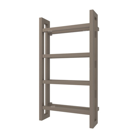 Grzejnik drabinkowy TERMA STAND, podłączenie SX, wym. 920 x 500 mm, kolor ral 7006 mat (farba), moc 486W