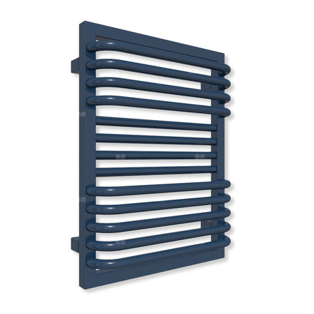Grzejnik drabinkowy TERMA POC 2, podłączenie SX, wym. 600 x 450 mm, kolor niebieski szafirowy RAL5003 (farba), moc 308W