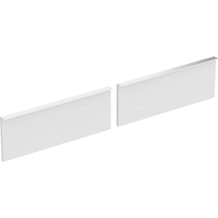 Zestaw frontów szuflad do szafki pod umywalkę podwójną GEBERIT iCon, kol. biały szer.1200 mm