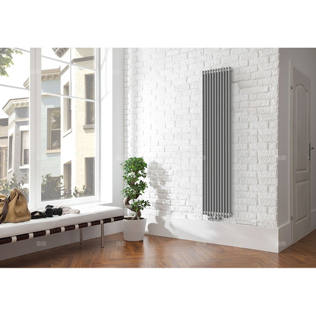 Grzejnik drabinkowy GORGIEL IBERIS V, podłączenie 51, wym. 1500 x 270 mm, kolor biały RAL9016, moc 683W