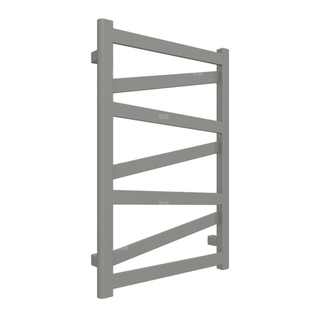 Grzejnik elektryczny TERMA VIPERA 500 x 750 mm, kolor grafit, moc 300 W, podłączenie E8, kabel spiralny z wtyczką