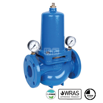 Regulator ciśnienia, zakres 0,5-2,0 bar, DN65, PN16