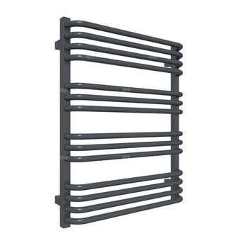Grzejnik drabinkowy TERMA Alex, podłączenie SX, wym. 760 x 600 mm, kolor szary antracytowy RAL7016, moc 481W