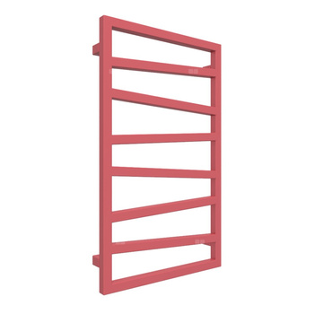 Grzejnik drabinkowy TERMA ZIGZAG, podłączenie ZX, wym. 835 x 500 mm, kolor różany RAL3017, moc 320W