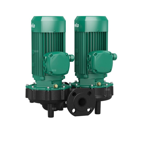 Wilo-VeroTwin-DPL100/145-2,2/4 pompa dławnicowa podwójna Inline w jednym korpusie