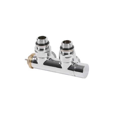 Zawór termostatyczny kątowy 50 oś CYLINDER, Prawy, GZ 1/2"-GZ 24-19, Chrom, (V37100BSX)