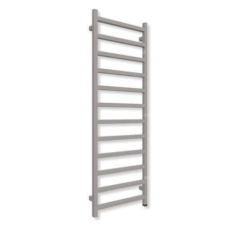 Grzejnik elektryczny TERMA SIMPLE ONE 1440 x 500 mm, kolor metaliczny beż, moc 400 W, podłączenie E1, kabel prosty bez wtyczki szary