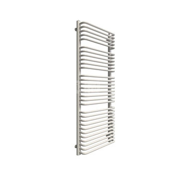 Grzejnik drabinkowy GORGIEL KSIĄŻE, podłączenie 11, wym. 1500 x 650 mm, kolor czarny mat, moc 1061W