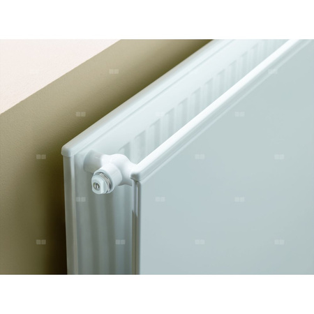 Grzejnik płytowy typ 30 KERMI X2 Plan-V, prawy wym. 305 x 1005 mm, kolor biały, moc 780 W