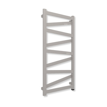 Grzejnik elektryczny TERMA VIPERA ONE 990 x 500 mm, kolor metaliczny beż, moc 400 W, podłączenie E1, kabel prosty bez wtyczki szary