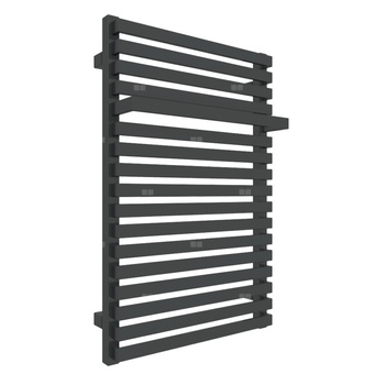 Grzejnik drabinkowy TERMA CITY, podłączenie ZX, wym. 780 x 500 mm, kolor czarny RAL9011, moc 455W