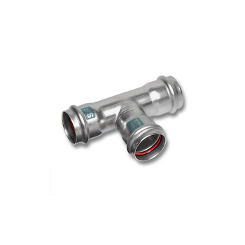 Trójnik SANHA NiroSan SF stal nierdzewna 76,1 mm x 76,1 mm x 76,1 mm (zw x zw x zw)