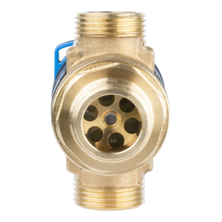 Zawór regulacyjny termostatyczny do wody ciepłej AFRISO ATM 363 ze śrubunkami mosiądz GZ 1'', DN 20, zakres temp. 35-60'C, Kvs 1.6 m3/h, maksymalna temperatura 90'C, maksymane ciśnienie 10 bar