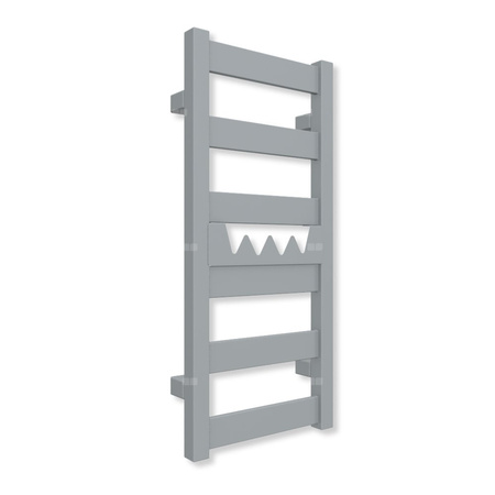 Grzejnik drabinkowy TERMA VIVO, podłączenie ZX, wym. 670 x 300 mm, kolor metaliczny kamień (farba), moc 185W