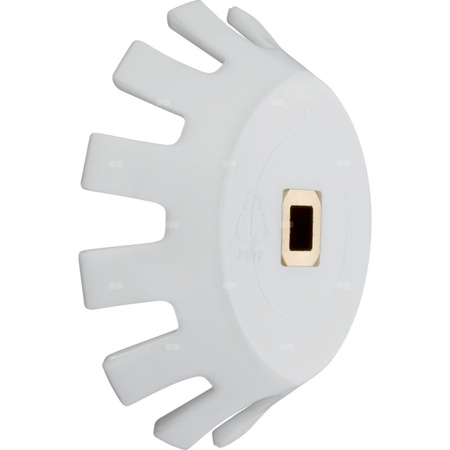 Zabierak Geberit do zdalnego uruchamiania, do zestawu odpływowo-przelewowego do wanien i brodzików z przelewem, otwór czworokątny