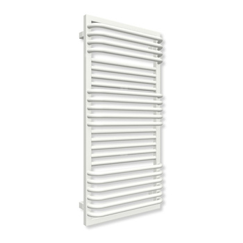 Grzejnik elektryczny TERMA POC 2 1040 x 500 mm, kolor biały soft, moc 600 W, podłączenie E1, kabel prosty bez wtyczki z maskownicą biały