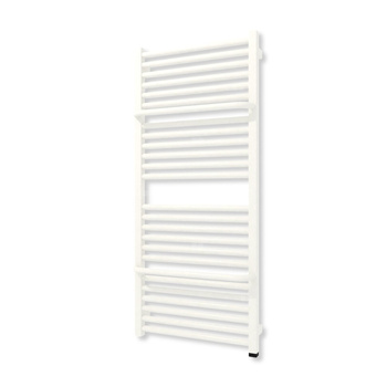 Grzejnik elektryczny TERMA LIMA ONE 1140 x 500 mm, kolor biały drogowy RAL9016, moc 600 W, podłączenie E8, kabel prosty z wtyczką