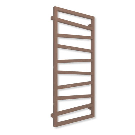 Grzejnik drabinkowy TERMA ZIGZAG, podłączenie SX, wym. 1310 x 500 mm, kolor pers (farba), moc 490W