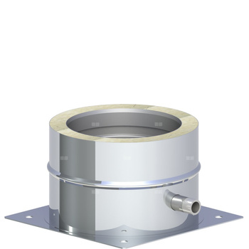 Płyta fundamentowa z odpływem skroplin w bok montaż na cokole Ref. 582-DWB66150