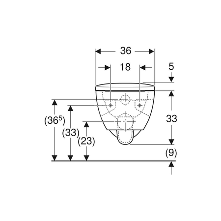 Deska sedesowa Geberit Selnova, mocowanie od góry: Wolne opadanie=Tak, Zawiasy wypinane=Nie, Mocowanie=Od góry, Biały / Błyszczący