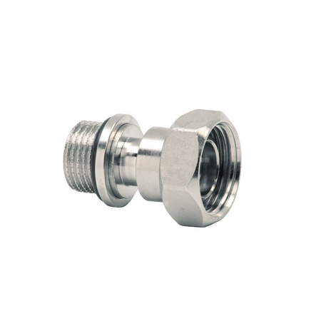 TEIDE PLUS Złączka teleskopowa z półśrubunkiem, 1/2, chromowana