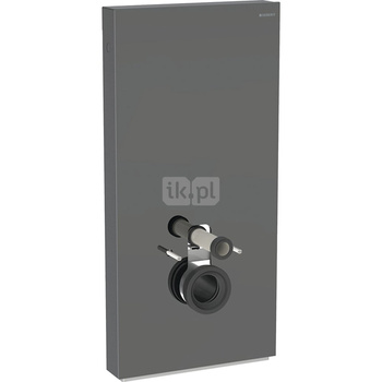 Moduł sanitarny do WC wiszącego GEBERIT Monolith Plus, 1010 mm x 480 mm x 106 mm, front: lava, bok: czarny