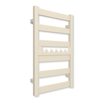 Grzejnik drabinkowy TERMA VIVO, podłączenie SX, wym. 670 x 400 mm, kolor musujący krem (farba), moc 230W