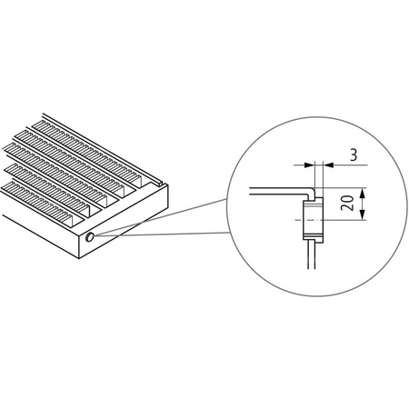 Kermi konwektor KNN21 70x72x600 RAL 9016, 6 bar, z osłoną, podł. 14