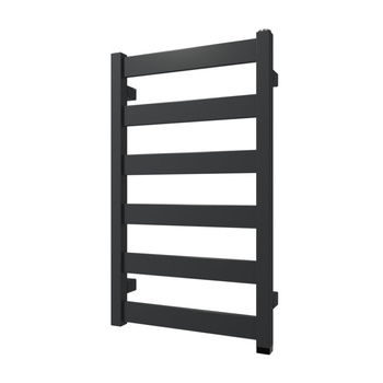 Grzejnik elektryczny TERMA VIVO ONE 670 x 400 mm, kolor szterling, moc 200 W, podłączenie E1, kabel prosty bez wtyczki