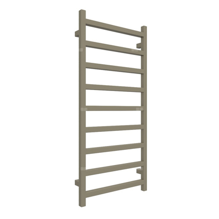 Grzejnik drabinkowy TERMA SIMPLE, podłączenie SX, wym. 1080 x 500 mm, kolor szary oliwkowy RAL7002 (farba), moc 396W