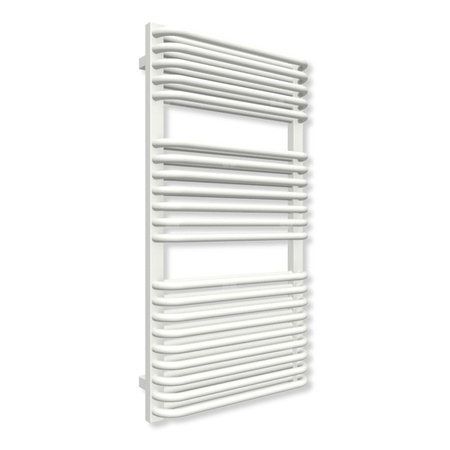 Grzejnik drabinkowy TERMA TYTUS, podłączenie Z8, wym. 1020 x 540 mm, kolor biały soft (farba), moc 806W