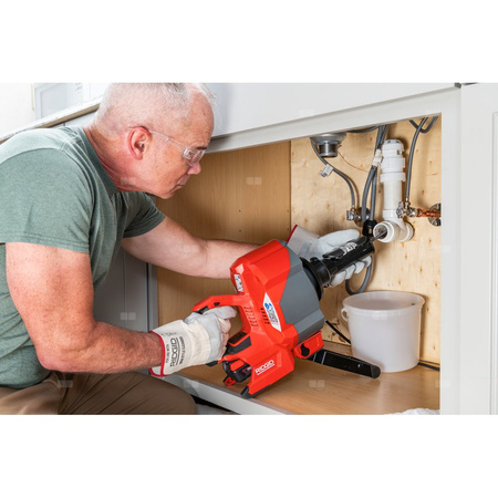 Bezprzewodowa maszyna do zlewów SinkSnake™ K-46 ze sprężyną IC 8 mm x 7,6 m (samo narzędzie)