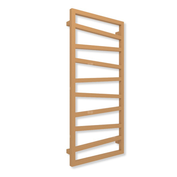 Grzejnik drabinkowy TERMA ZIGZAG, podłączenie SX, wym. 1310 x 500 mm, kolor irchowo-beżowy RAL1011 (farba), moc 490W