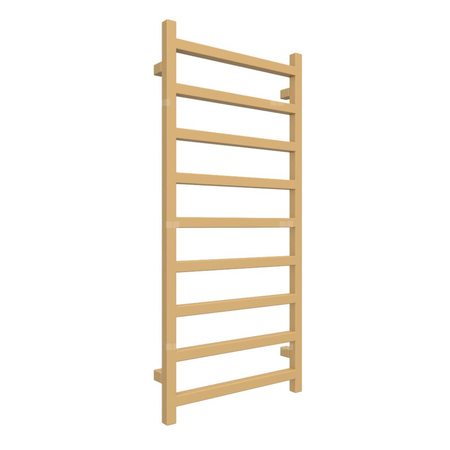 Grzejnik drabinkowy TERMA SIMPLE, podłączenie SX, wym. 1080 x 500 mm, kolor złoty połysk