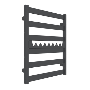 Grzejnik drabinkowy TERMA VIVO, podłączenie Z8, wym. 670 x 500 mm, kolor czarny pieprz, moc 275W