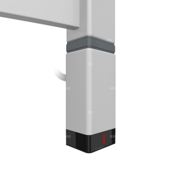 Grzałka TERMA One T36x40 Prawy, 400W Tuba, Chrome Effect, kabel spiralny z wtyczką [srebrzysty, 2,5m, logo Terma, instr. TERMA]