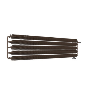 Grzejnik drabinkowy TERMA Ribbon HWS, podłączenie VP, wym. 490 x 1940 mm, kolor szlachetny brąz, moc 1673W