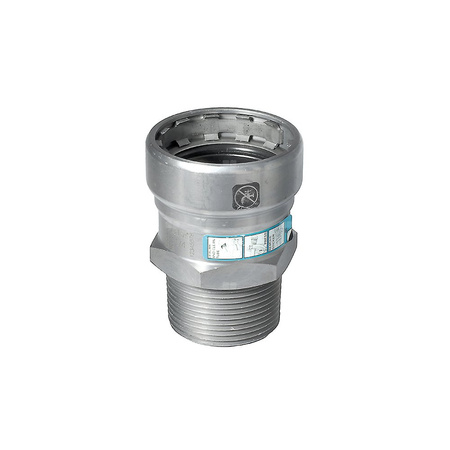 Nypel SANHA Heavy Steel Press, stal, 1'' (zw x GZ)