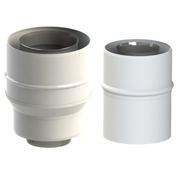 Złączka Concept By JEREMIAS pp z uszczelką 60/100mm x 80/125mm do kotła ariston genus, aco fs