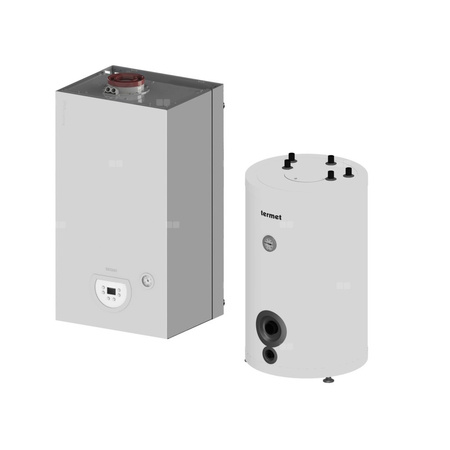 Pakiet 4 - Kocioł kondensacyjny 1 funkcyjny Silver Pro 25 kW+Zasobnik SG PLUS 120 l