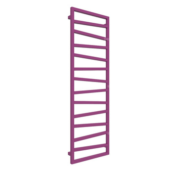 Grzejnik drabinkowy TERMA ZIGZAG, podłączenie SX, wym. 1545 x 500 mm, kolor purpurowy drogowy soft RAL4006, moc 581W