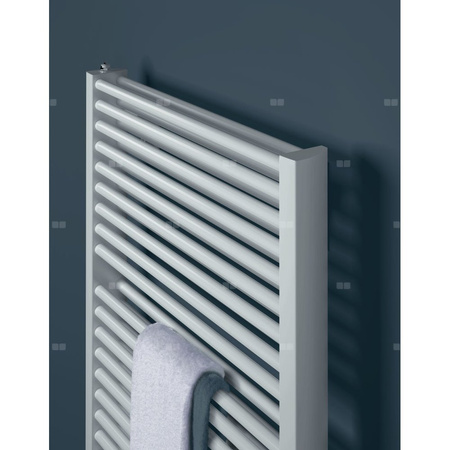 Grzejnik drabinkowy KERMI Duett-E, wym. 1492 x 634 mm, kolor biały, moc 1125W