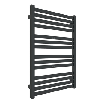 Grzejnik drabinkowy TERMA MARLIN, podłączenie 5P, wym. 780 x 530 mm, kolor czarny jak kruk soft RAL9005, moc 393W