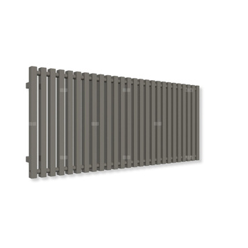 Grzejnik elektryczny TERMA TRIGA E 560 x 1280 mm, kolor błyszczący żwir, moc 1000 W, podłączenie E2, kabel spiralny z wtyczką szary