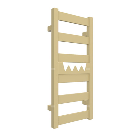 Grzejnik drabinkowy TERMA VIVO, podłączenie SX, wym. 670 x 300 mm, kolor mosiądz (farba), moc 185W