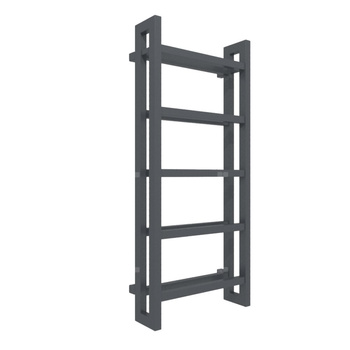 Grzejnik elektryczny TERMA STAND E 1150 x 500 mm, kolor metaliczna czerń, moc 600 W, podłączenie E8, kabel przyłącze ts1/ss1